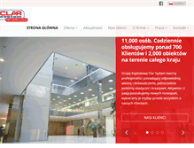 Tablet Screenshot of clarsystem.pl
